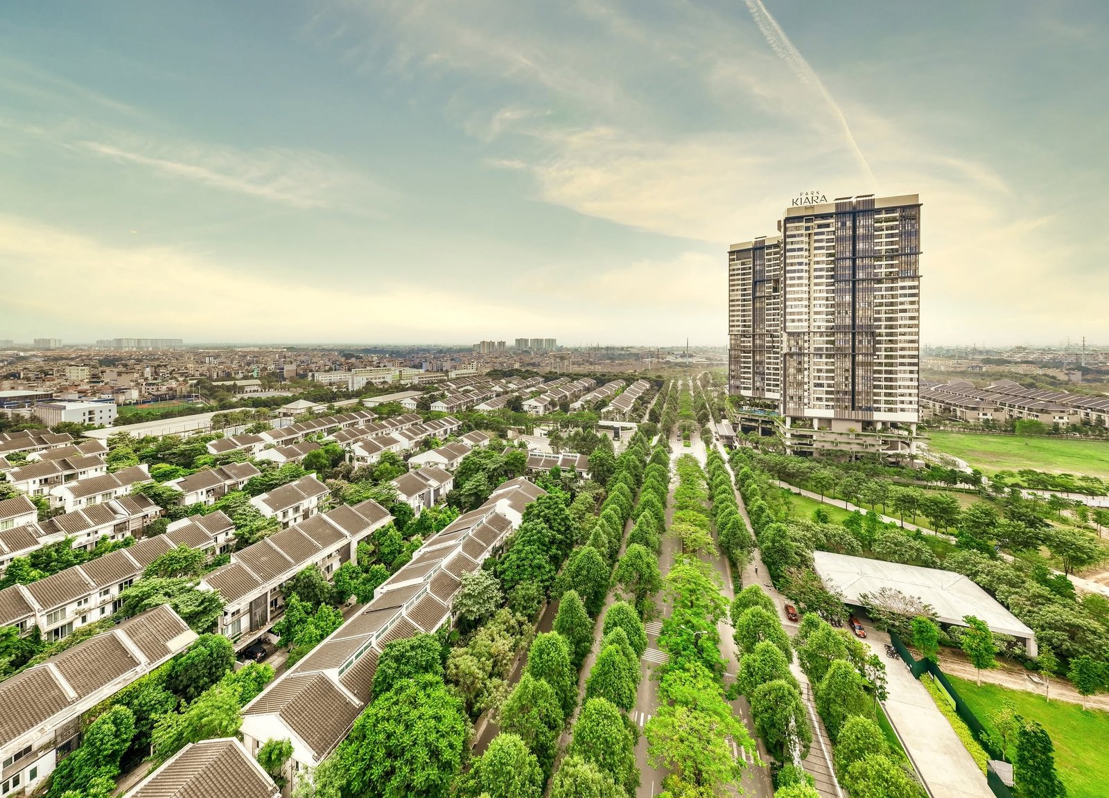 Khu biệt thự xanh trong Khu đô thị ParkCity Hà Nội theo mô hình Garden Township
